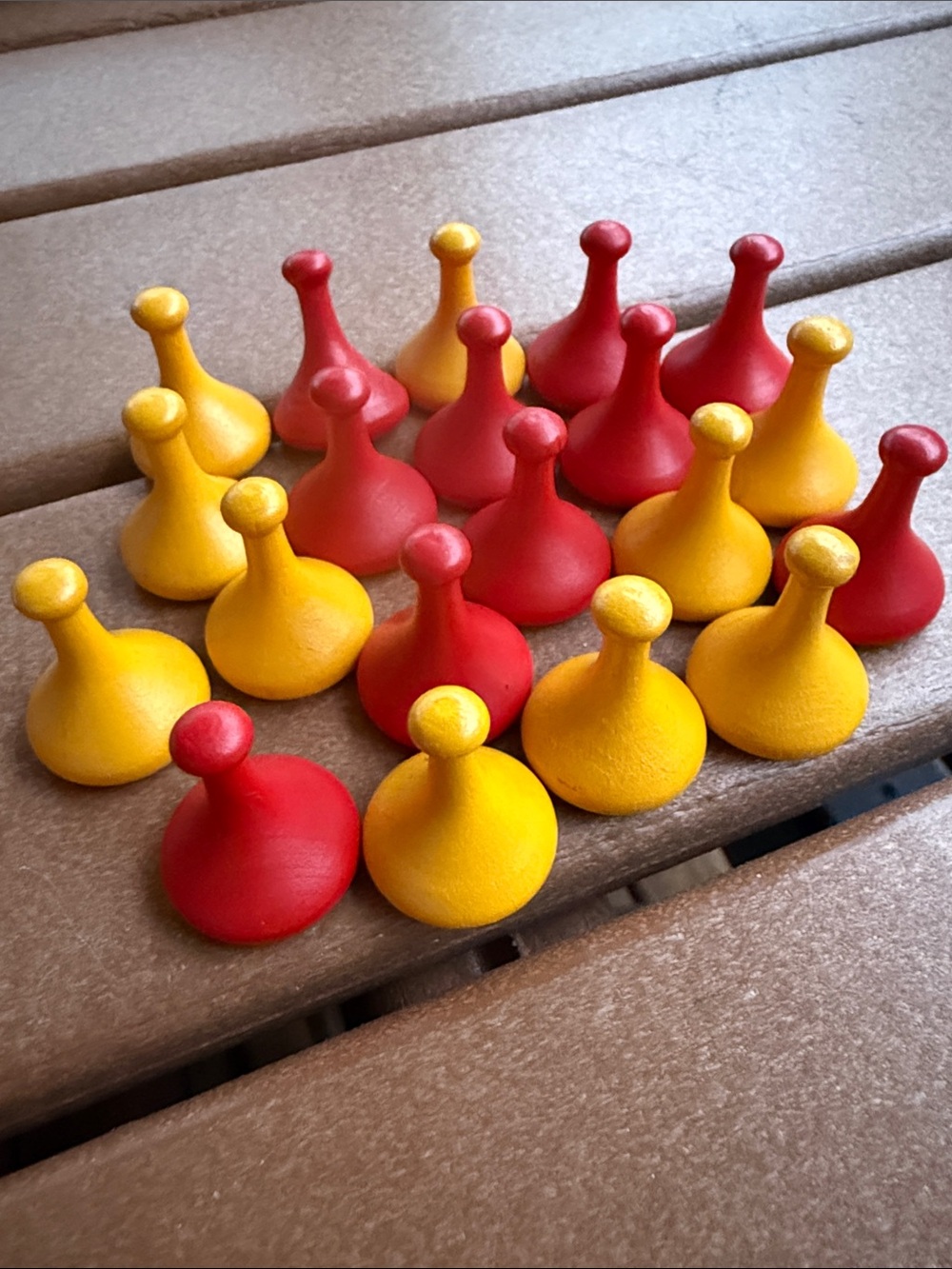 Wooden Vintage Game Pieces